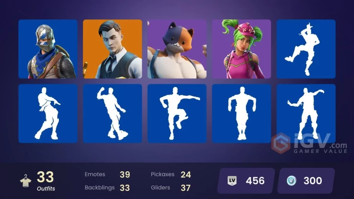 33 skins | Take The L | Blue Squire | Royale Knight | Ride The Pony | Snowflake | Rogue Agent | Catalyst | Rox | Carbide | Wild Card
