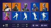 30 skins | The Reaper | Elite Agent | Take The L | Blue Squire | Royale Knight | Ride The Pony | Snowflake | Drift | Hybrid | Valor | Carbide