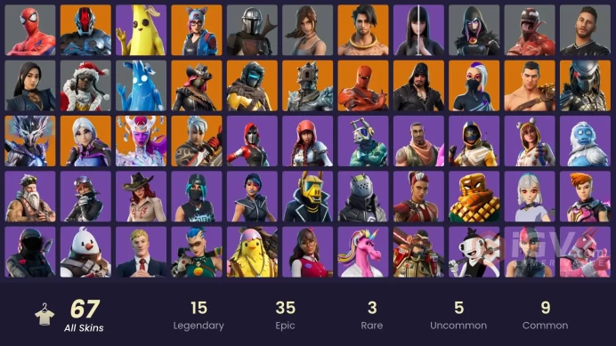 67 skins | Championship Aura | Hybrid | The Cube Queen | The Prisoner | Catalyst | Torin | The Foundation | Predator | Lynx | Zenith | Raz