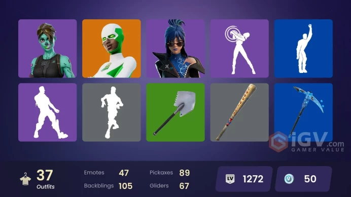 37 skins | Lina Scorch | Peter Griffin | Valeria | Backlash | Polar Peely | UNSC Spartan | Solid Snake | Rubius | Santa Dogg | Slayer Juice WRLD