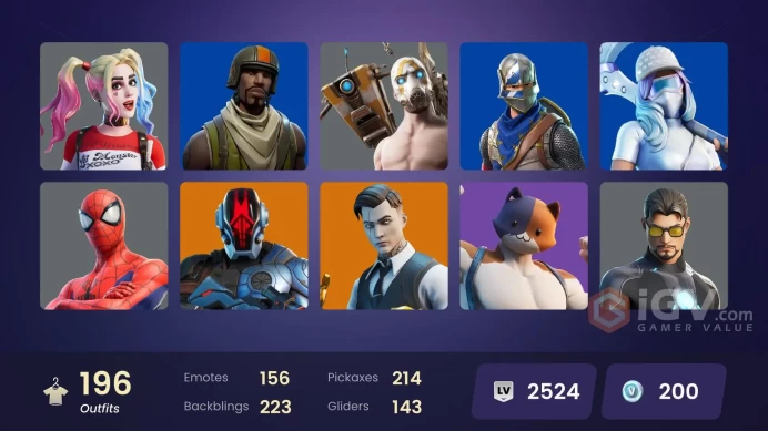 [ALL PLATFORMS]-161 Skin-Blue Squire-Leviathan Axe-Candy Axe-Lewis Hamilton-Brutus-TNTina-Harley Quinn-Lara Croft-CHANGEABLE MAIL-FULL ACCESS-