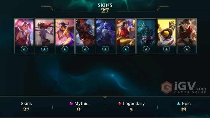 TR Unranked // ✨ +53 Champion / 8819 BE / +27 Skins / 94 Level / Full Access / Click for Full Details