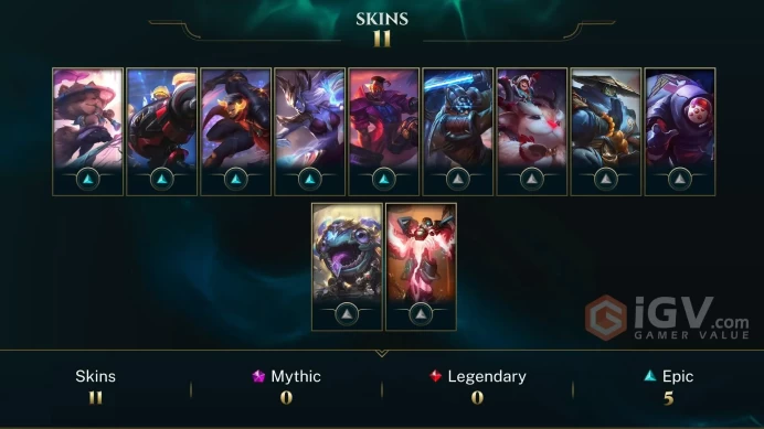 TR Unranked // ✨ +47 Champion / 875 BE / +11 Skins / 49 Level / Full Access / Click for Full Details