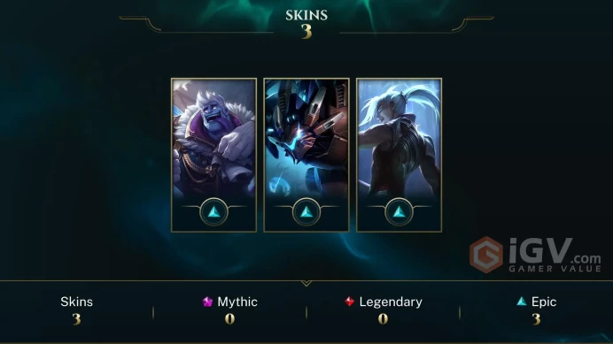 TR  Unranked // ✨ +30 Champion / 5655 BE / +3 Skins / 43 Level / Full Access /  Click for Full Details