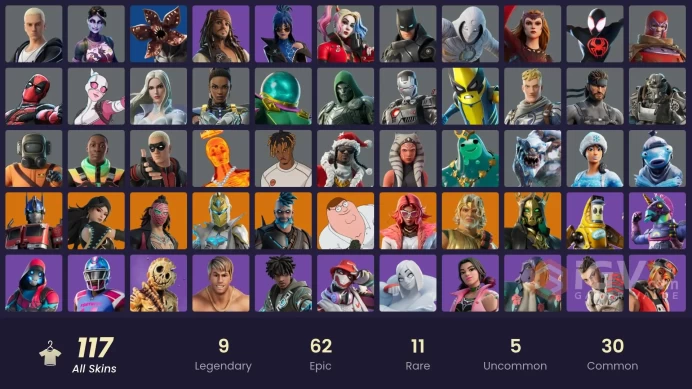 [Code 9709] [PC] 118 skins | Omegarok | Optimus Prime | Peter Griffin | Spectra Knight | Kado Thorne | Zeus | Valeria | Era | Hades | Dark Bombe