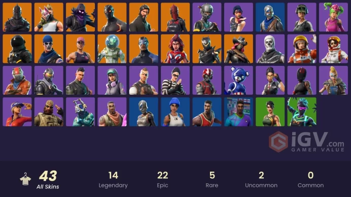 [Code 9711] [PC] 43 skins | OG STW | Black Knight | Sparkle Specialist | The Reaper | Blue Squire | Royale Knight | Elite Agent | Blue Team Lead