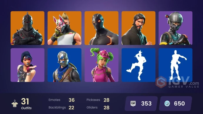 [Code 9636] [PC] 30 skins | OG STW | Black Knight | Sparkle Specialist | The Reaper | Blue Squire | Royale Knight | Elite Agent | Omega (stage 5