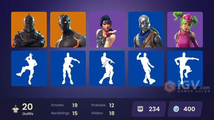 [Code 9645] [PC] 20 skins | Black Knight | Sparkle Specialist | Blue Squire | Royale Knight | Blue Team Leader | Blue Striker | Omega | Carbide 