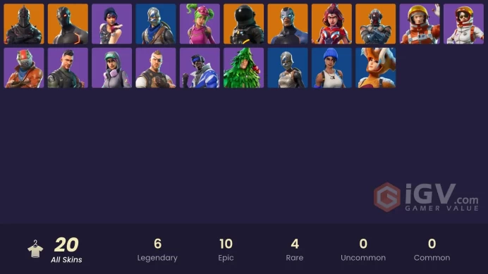 [Code 9645] [PC] 20 skins | Black Knight | Sparkle Specialist | Blue Squire | Royale Knight | Blue Team Leader | Blue Striker | Omega | Carbide 