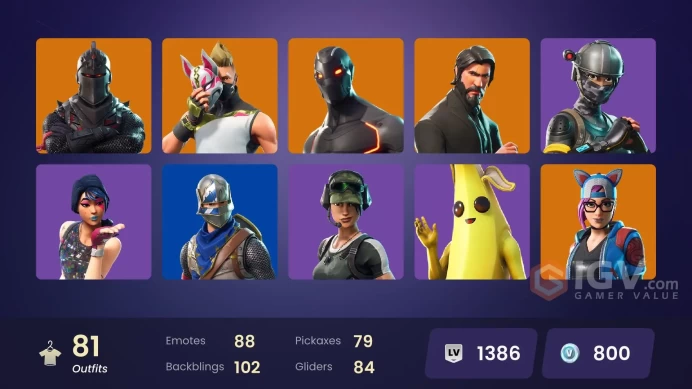 [Code 9663] [PC] 80 skins | OG STW | Black Knight | Sparkle Specialist | The Reaper | Blue Squire | Royale Knight | Elite Agent | Omega (stage 5