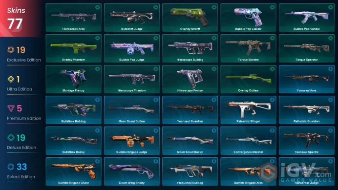 EU/FRA 66205 VP Champions 2024 Phantom Champions 2024 Blade VCT 2025 Karambit Kuronami no Yaiba Mystbloom Phantom Reaver Vandal Radiant Crisis 0