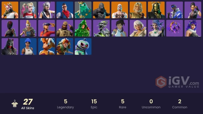  PC/XBOX  27 SKINS  Zeus  Enforcer  Ragnarok  Drift  Hades  Aphrodite  Korra  600 VBUCKS  FIMr8 