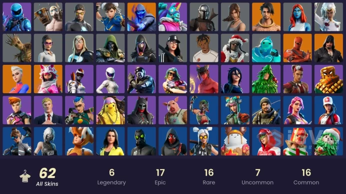 [ALL PLATFORMS]-Honor Guard-Leviathan Axe-Merry Mint Axe-Dynamo Dancer-Dominion-Lara Croft-Chun-Li-Mogul Master (GER)-FULL ACCESS-