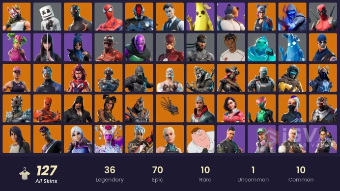 [PSN/XBOX/NIN/PC] 126 SKINS | OG STW | STAGE 4 | STAGE 4 - NO PONYTAIL | STAGE 5 | STAGE 5 | STAGE 5 | ON | STAGE 5 - NO SHOULDER PAD |