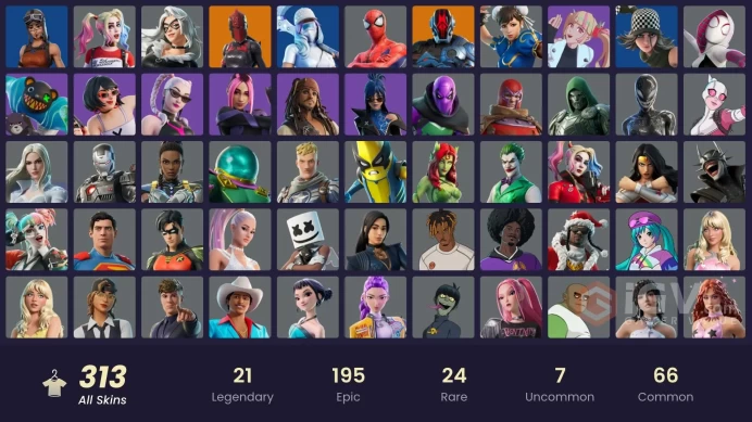 [ALL PLATFORMS]-303 Skin-Renegade Raider-Unchained Ramirez-Chun-Li-Midas Rex-FULL ACCESS-