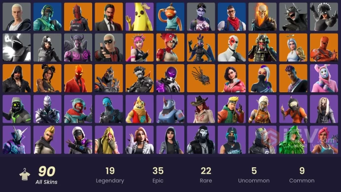 [ALL PLATFORMS]-[90 SKIN]-Reflex -Red Knight-NINJA TURTLES-Ghost Rider-John Wick-FULL ACCESS-LIFE TIME WARRANTY