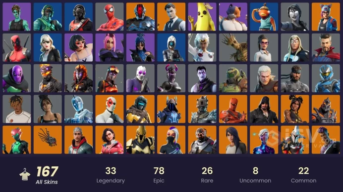 {ALL PLATFORMS]-Merry Mint Axe-Stealth Reflex-Reflex-World Warrior-167 SKIN-FULL ACCES-