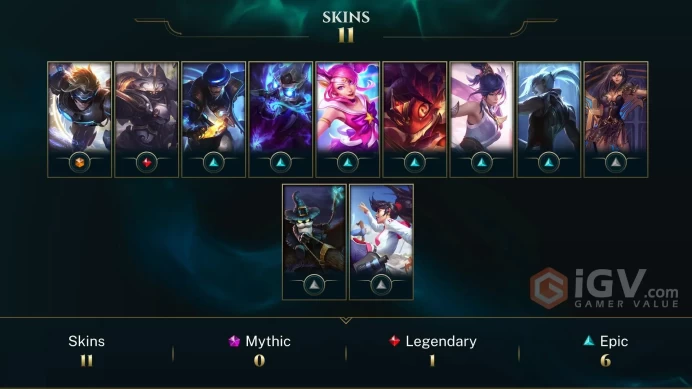  LAN  12 SKINS  IRON 1  54 CHAMPIONS  43 LEVEL  INSTANT DELIVERY  FULL ACCESS  FJPTn 