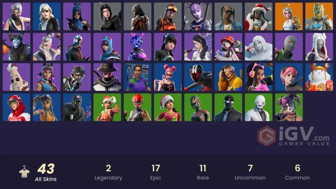 [ALL PLATFORMS] -45 SKIN-45.000 VB SPEND-Blaze-Vix-Snoop Dogg-Kenji-Festival Lace-FULL ACCESS-