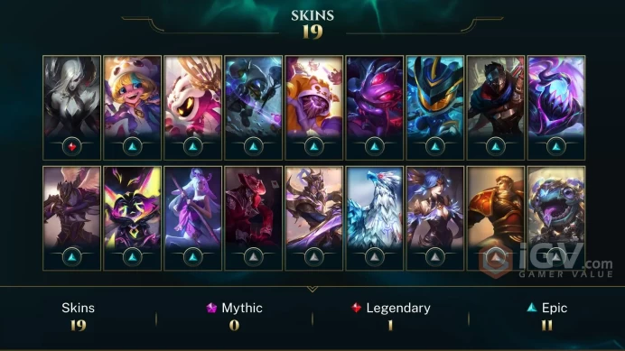  LAS  18 SKINS  EMERALD 3  71 CHAMPIONS  77 LEVEL  INSTANT DELIVERY  FULL ACCESS  D5xnI 
