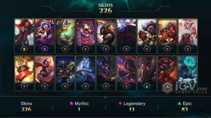 EUW - UNRANKED -TFT MASTER(169LP) -172 Champ - 224 Perfect Skins - 141K BE -545 LVL - HANDMADE - SAFETY - FULL ACCES - LIFETIME WARRANTY- CHEAP
