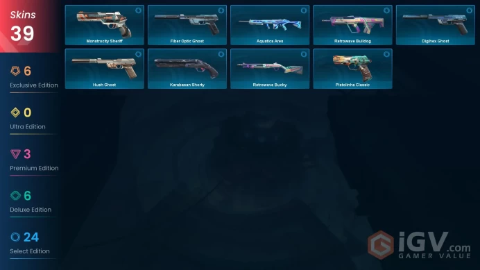 EU/TR | RGX 11z Pro Firefly, Prosperity, Champions 2024 Phantom, Neo Frontier Sheriff, Reaver Operator, Araxys Bulldog, Recon Ghost