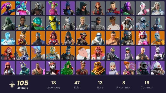 [PSN/XBOX/NIN/PC] 105 SKINS | ROGUE AGENT | HARBINGER ARMOR OMEGAROK | ZERO POINT MENACE | FULL RECON | FANCY PETER GRIFFIN (NO HAT)