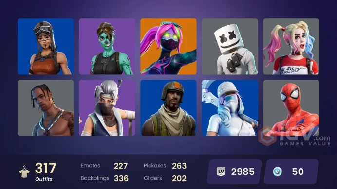 [PSN/XBOX/NIN/PC] 317 SKINS | OG STW | RENEGADE RAIDER | AERIAL ASSAULT TROOPER | TRAVIS SCOTT | ASTRO JACK | GOLD MIDAS | GOLD TNTINA