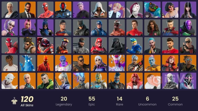 [PSN/XBOX/NIN/PC] 120 SKINS | SULTURA | SUBZERO CRYPTIC | SIDEWAYS WARRIOR | FANCY PETER GRIFFIN (NO HAT) | HARBINGER ARMOR OMEGAROK