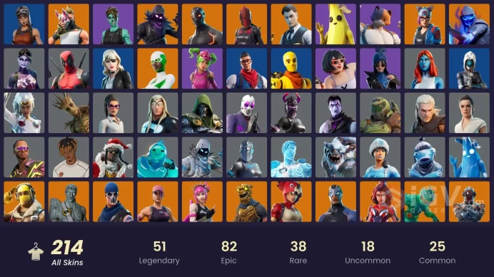 [PSN/XBOX/NIN/PC] 214 SKINS | OG STW | TAKE THE L | RENEGADE RAIDER | BLUE TEAM LEADER | TRILOGY | PRODIGY | CLUTCH | BLUE STRIKER