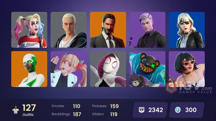 [PSN/XBOX/NIN/PC] 127 SKINS | VIVI CHROMA | HARBINGER ARMOR OMEGAROK | MAGMATIC MIZUKI (COVER-UP OFF) | FANCY PETER GRIFFIN (NO HAT)