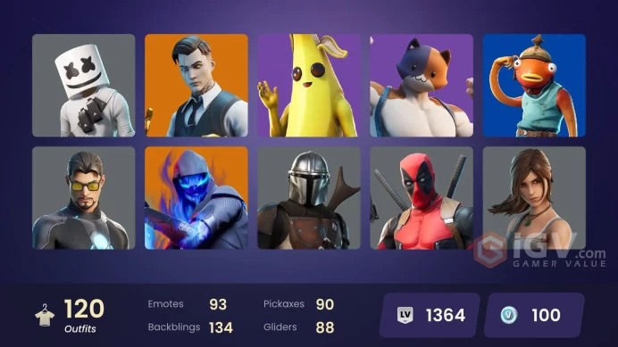 [PSN/XBOX/NIN/PC] 120 SKINS | WORLD CUP | GOLD MIDAS | MASKED FADE | STAGE 8 | STAGE 4 | RAZ | MENACE | ETERNAL KNIGHT | FUSION | CATALYST