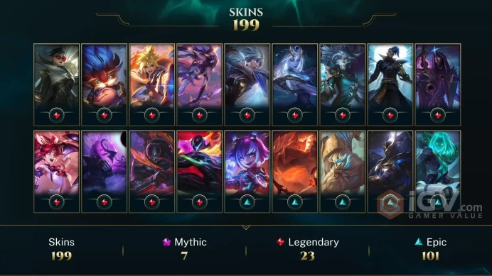 EUW League Account: +199 Skins | Full Access | Instant Delivery!