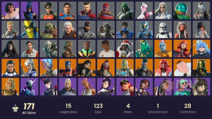 [PC] 167 skins | The Imagined | The Ageless | Mizuki | Omegarok | Zeus | Nezumi | Peter Griffin | Spectra Knight | The Origin | Hades | 400 VB