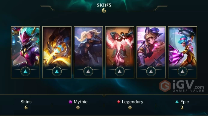 【LAN 】Level 39    30 Champ/ 6 Skins   Full Access  High Quality Account  Instant Delivery️