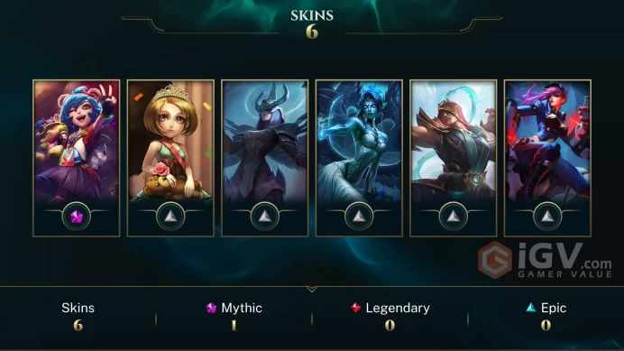 【LAN 】Level 31   39  Champ/ 6 Skins   Full Access  High Quality Account  Instant Delivery️