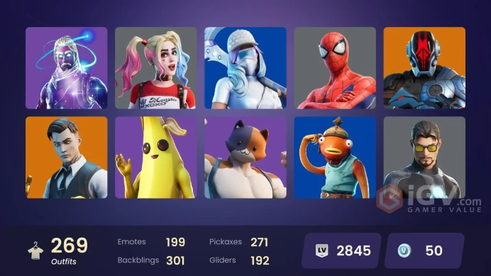 [PC/PSN/XBOX/NIN] 269 skins | OG STW | Galaxy | Gold Midas | Gold Brutus | Gold Meowscles | Vulture | Blackheart | Predator | Omegarok | 