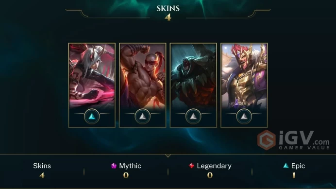 [EUW] | Silver I  | Champion 48   | SKIN4  | 1K BE   | Full Access | Instant Delivery |Unverified Email |U28