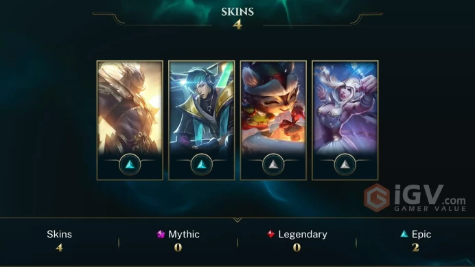 [EUW] | Silver I | Champion 44   | SKIN4  | 7K BE   | Full Access | Instant Delivery |Unverified Email |U31