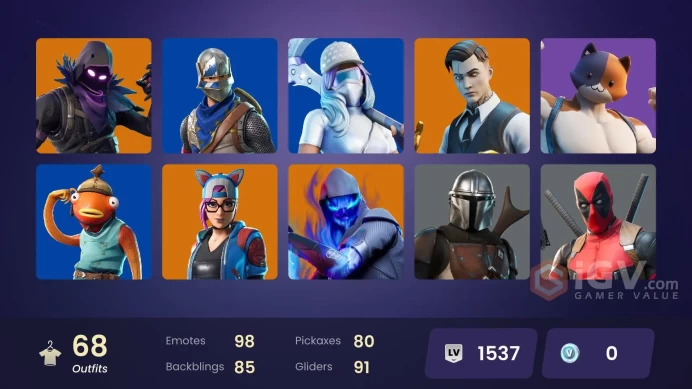 [PSN/XBOX/PC] 68 skins | OG STW | Blue Squire | Royale Knight | Blue Team Leader | Gold Brutus | Gold Midas | Leviathan axe | Floss | Take The  