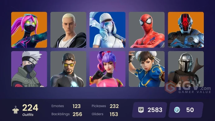 (PC PSN XBOX) 224 skins | Kata Captain | Tart Tycoon | Dummy Supreme | Joey | The Ageless | Kymera | Driftwalker | Twyn | Omegarok | Snap | Tori