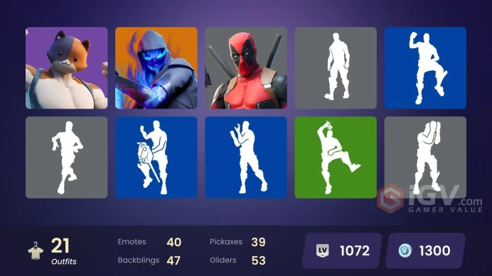 21 skins | Ride The Pony | Mako | Snowflake | Cobalt Snowfoot | Rogue Agent | Fusion | Gear Specialist Maya | Rippley vs Sludge | Deadpool