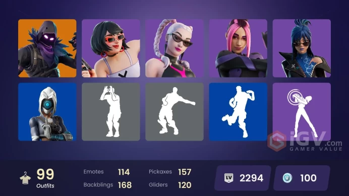 PC/PSN/XBOX | 99 skins | Raven | Snap | Zeus | Peter Griffin | Spectra Knight | Malik | Hades | Kado Thorne | Valeria | Poseidon | Emperor Palpa