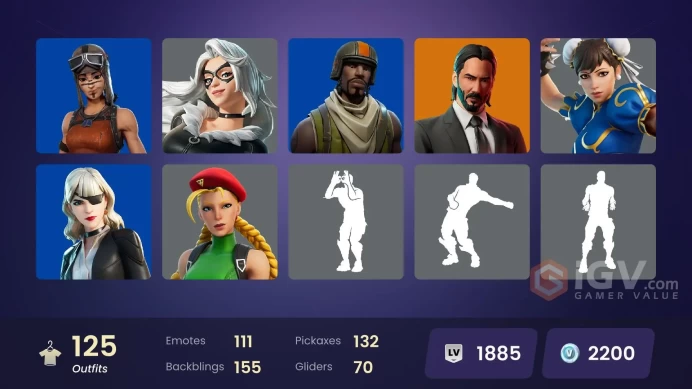 [ALL PLATFORMS]-125 Skin-Catwomen Zero-Modena Icon-Aerial Assault Trooper-Renegade Raider-Chun-Li-CHROMAKOPIAN-FULL ACCESS-BEST SELLER-