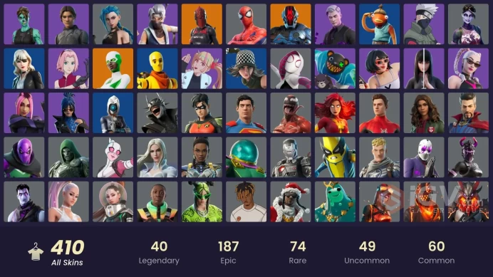 [ALL PLATFORMS]-403 Skin-367 Pickaxes-300K V-BUCKS SPEND-Victor Elite-Blastoff-Galaxy Scout-Wanderlust-Hime-Arachne-Backlash-
