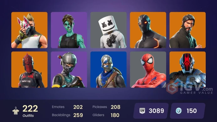 [ALL PLATFORMS]-222 Skin-The Reaper-The Reaper-Elite Agent-Blue Squire-Omega-Take The L-FULL ACCES