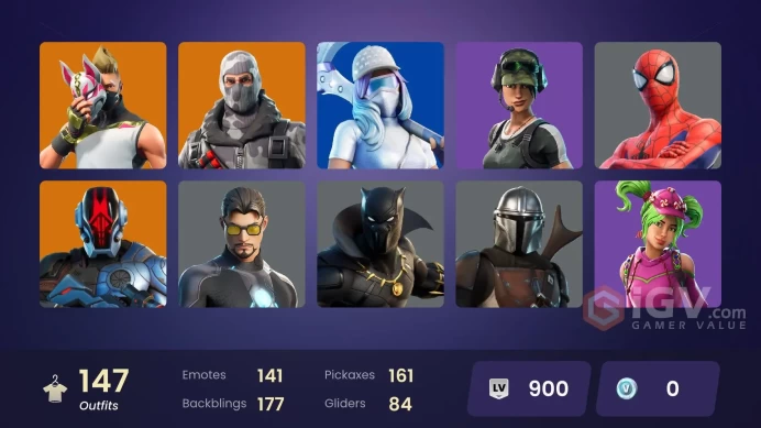 [ALL PLATFORMS]-145 Skin-158 Pickaxe-140 Emotes-2050 V-BUCKS-Raiden (MK3)-Kitana (MK3)-Plungerman-Master Chief-Iron Man Zero-FULL ACCESS-