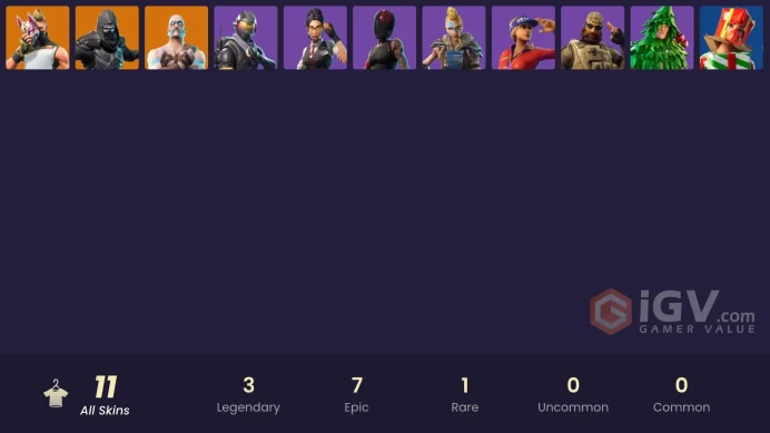  PC/PSN/XBOX  11 SKINS  Drift  Ragnarok  Enforcer  Lt. Evergreen  Rogue Agent  150 VBUCKS  FK11G 