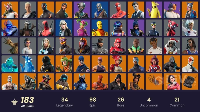 [ALL PLATFORMS]-183 Skin-Blue Squire-Astro Jack-Elite Agent-The Reaper-OG STW-Royale Knight-Omega-Take The L-Rambunctious-FULL ACCESS-