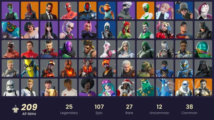 FA | 209 skins | Sultura | Mizuki | The Foundation | The Ageless | Nezumi | Frostbite | Twyn | Era | Optimus Prime | Backlash | The Imagined 